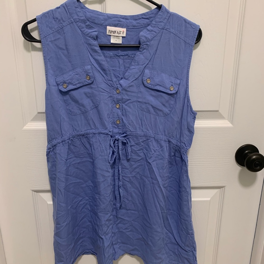 Cinchable Maternity Blouse